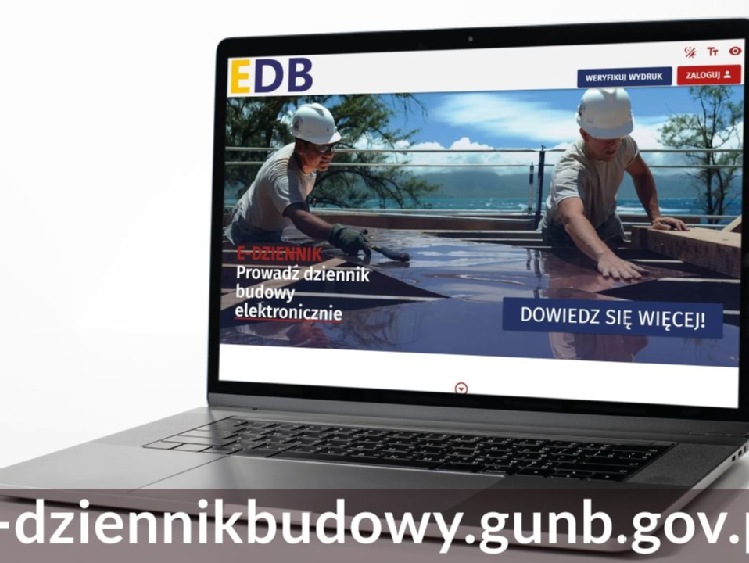 Od 27 stycznia można prowadzić dziennik budowy elektronicznie w aplikacji GUNB